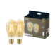 WiZ Connected LED edison E27 50W 2 stuks filament gold koel tot warmwit licht dimbaar