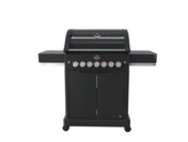 Jamestown Connor gas BBQ metaal zwart 70 x 42 cm