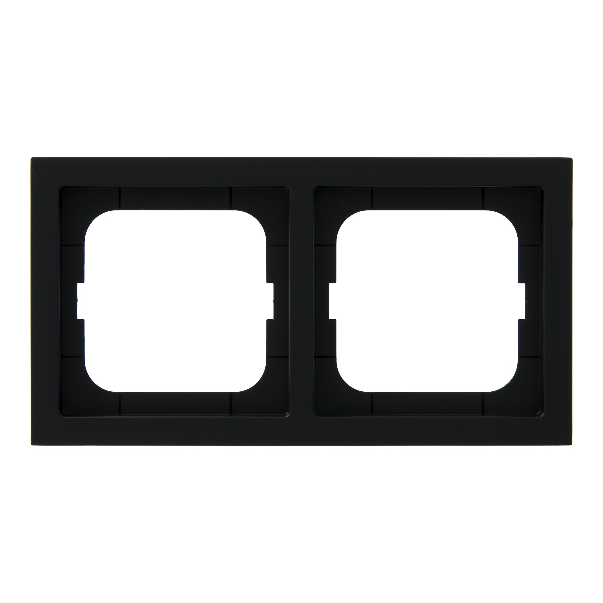 Buschjaeger Busch Jaeger Future Linear Afdekraam 2 Voudig Zwart buschjaeger kopen in de aanbieding