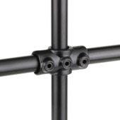 Novidade steigerbuis koppelstuk kruisstuk zwart ø 21 mm