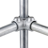 Novidade steigerbuis koppelstuk hoekstuk verzinkt ø 42 mm