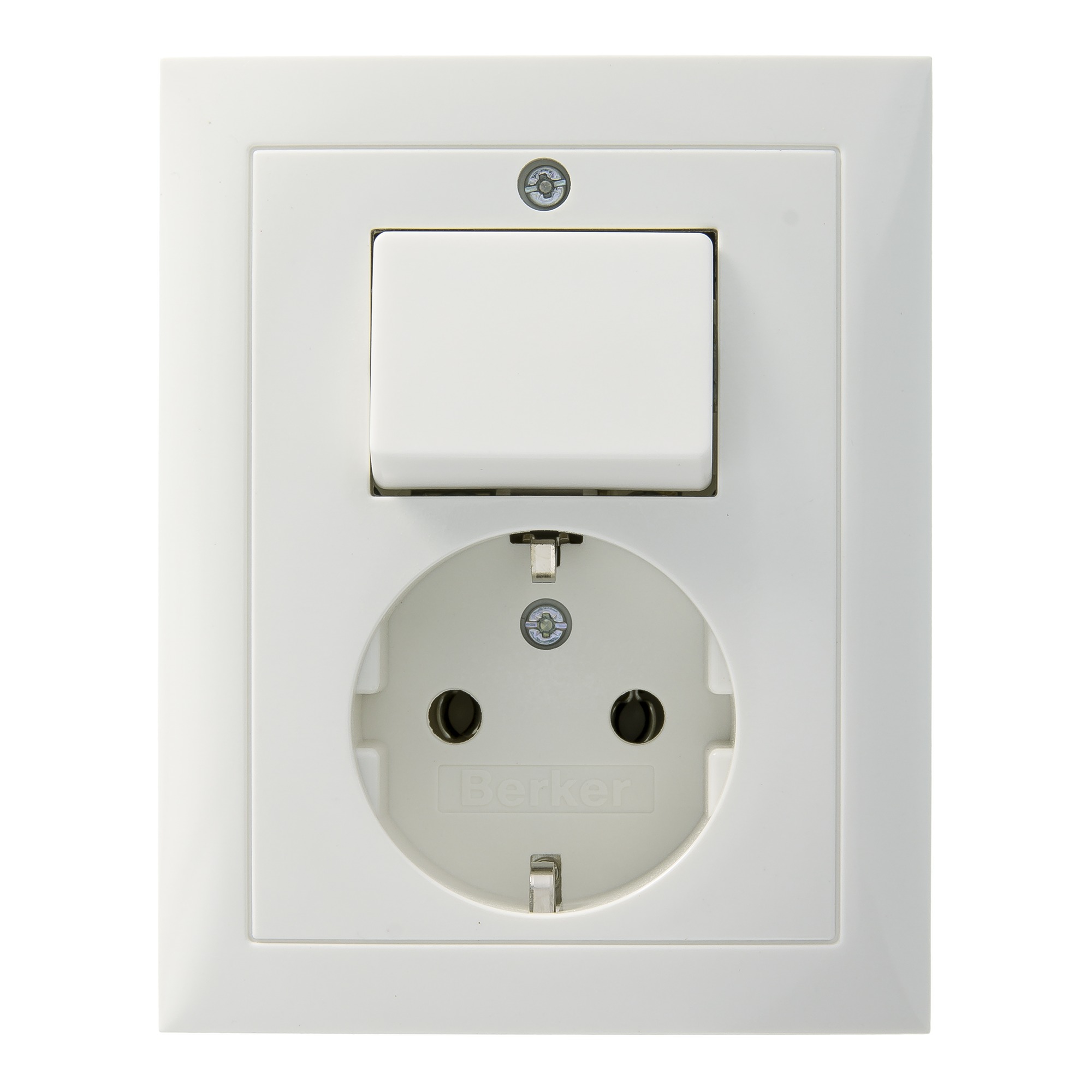 Berker S1 Geaard Stopcontact Met Wisselschakelaar Wit berker kopen in de aanbieding