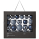 Kerstballen mix glas 42 stuks blauw