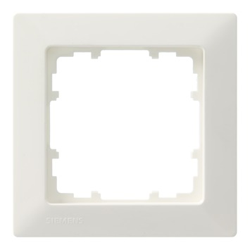 Siemens Delta line afdekraam 1-voudig wit