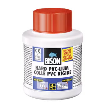 Bison hard PVC lijm potje 250 ml