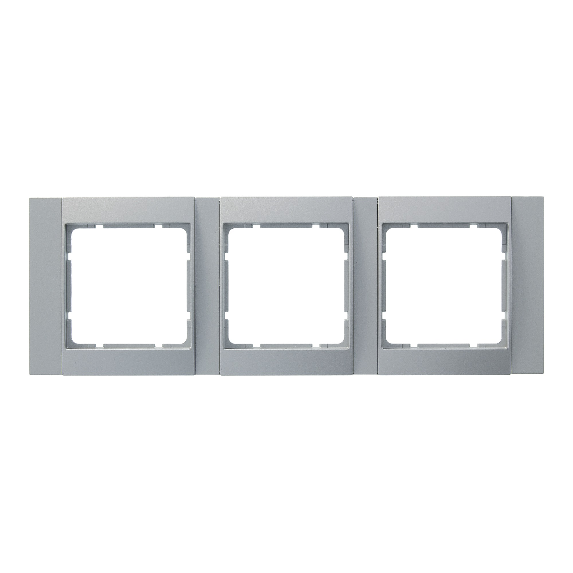 Berker B1 B3 B7 Afdekraam 3 Voudig Aluminium berker kopen in de aanbieding