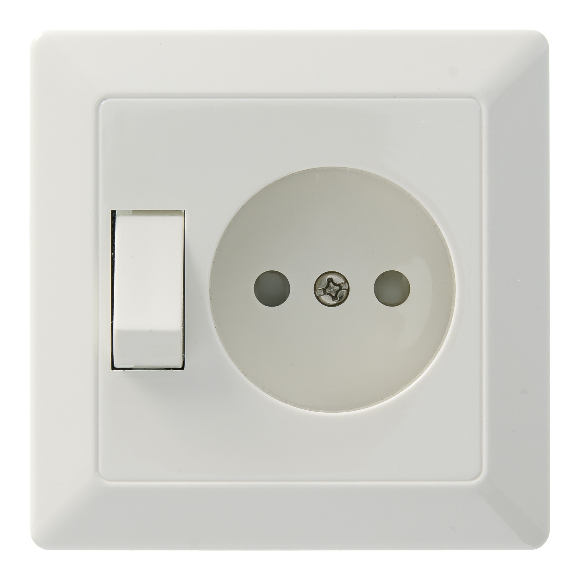 Gamma Everest Stopcontact Met Schakelaar Wit gamma kopen in de aanbieding