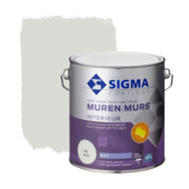 Sigma muurverf reinigbaar mat RAL 9016 2,5 liter