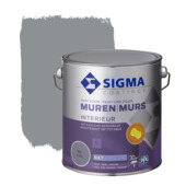 Gamma Sigma muurverf reinigbaar mat RAL 7045 25 liter aanbieding