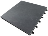 Balkontegel graniet zwart 30x30cm 4 stuks