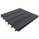 Tuin- en balkontegel HKC houtnerf antraciet 30x30cm 6 stuks