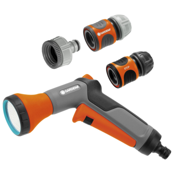 Gardena pistoolbroes incl aansluitstukken