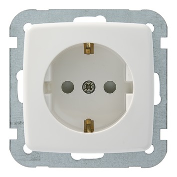 GAMMA K2 enkel geaard stopcontact wit