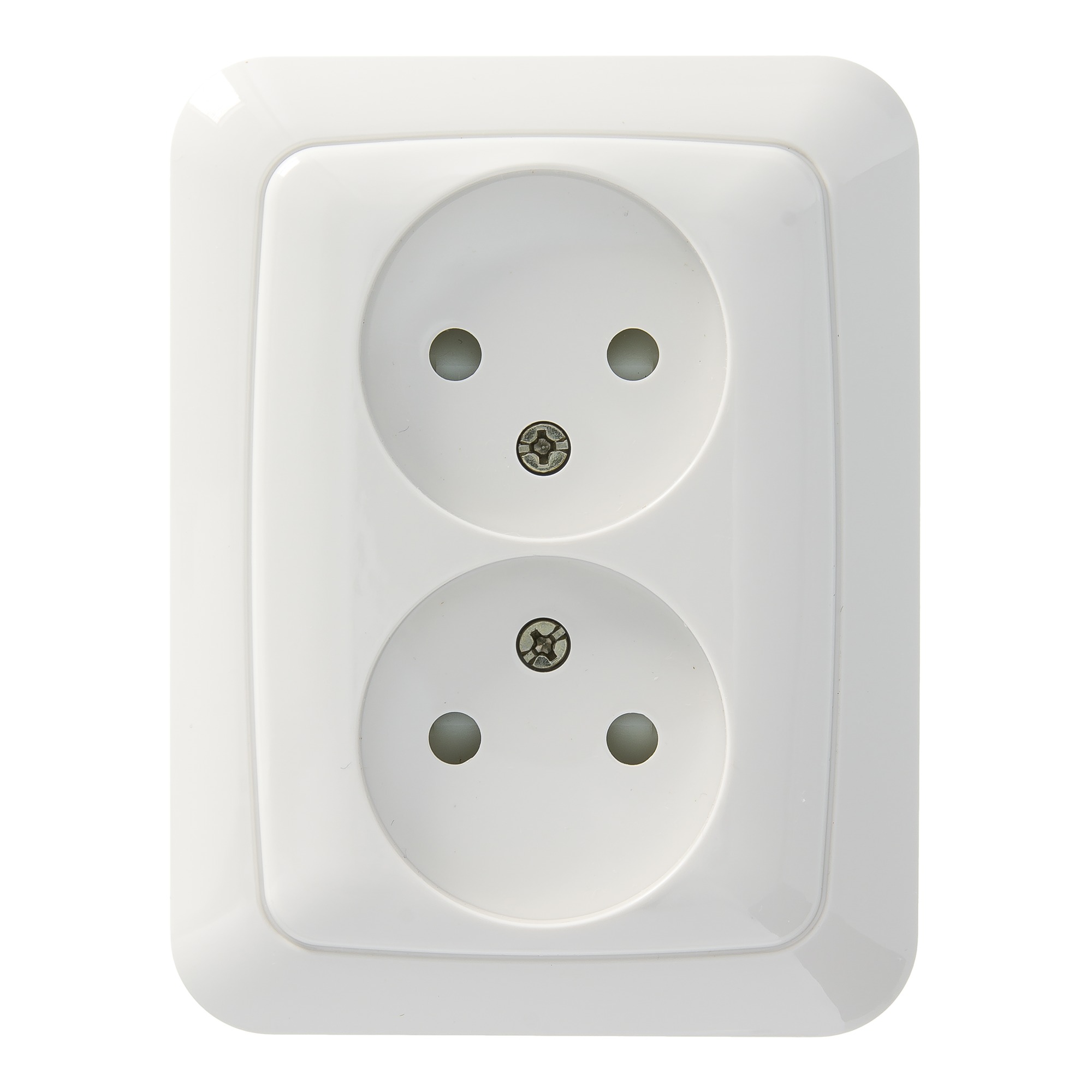 Gamma K2 Dubbel Stopcontact Wit gamma kopen in de aanbieding