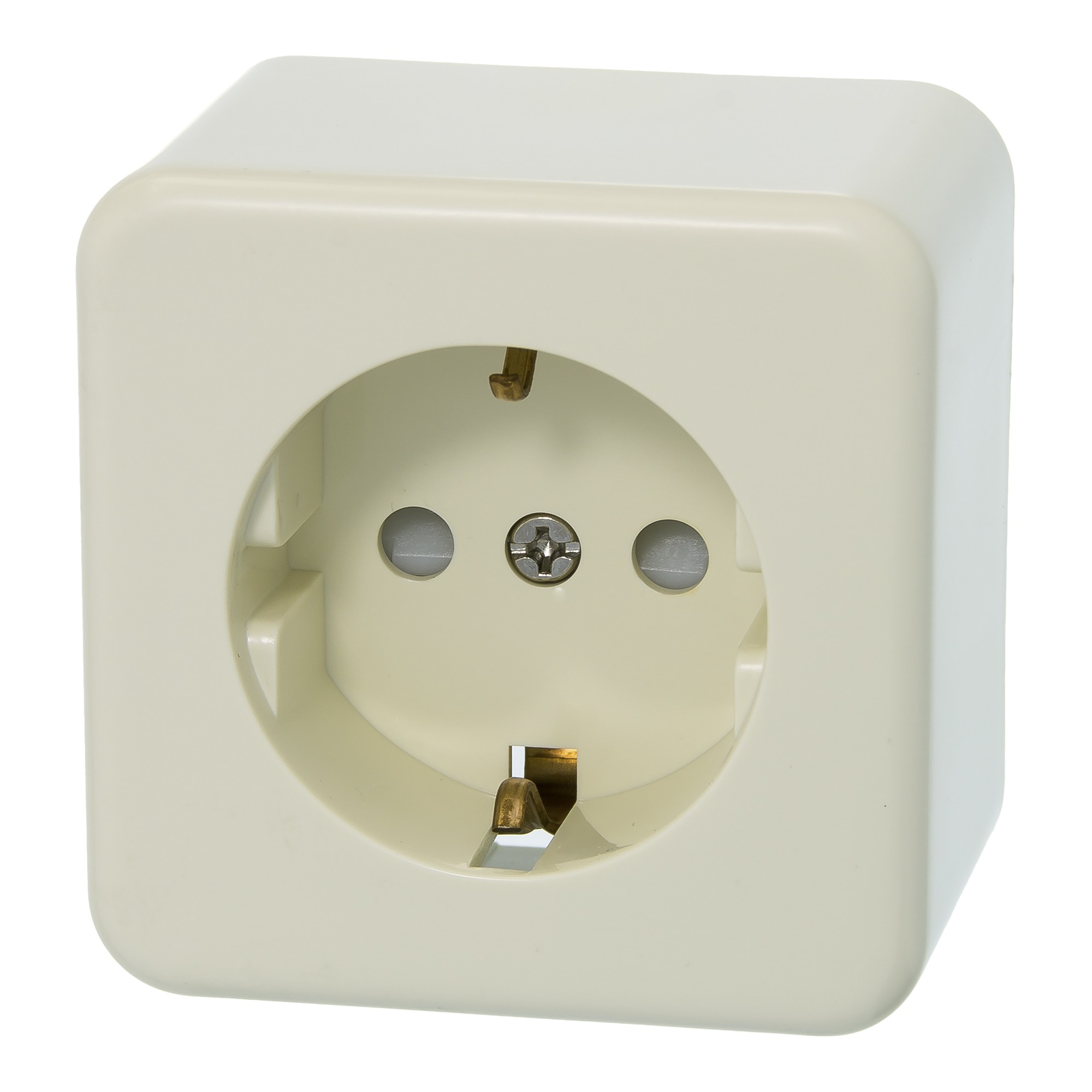Gamma Andes Enkel Stopcontact Creme gamma kopen in de aanbieding
