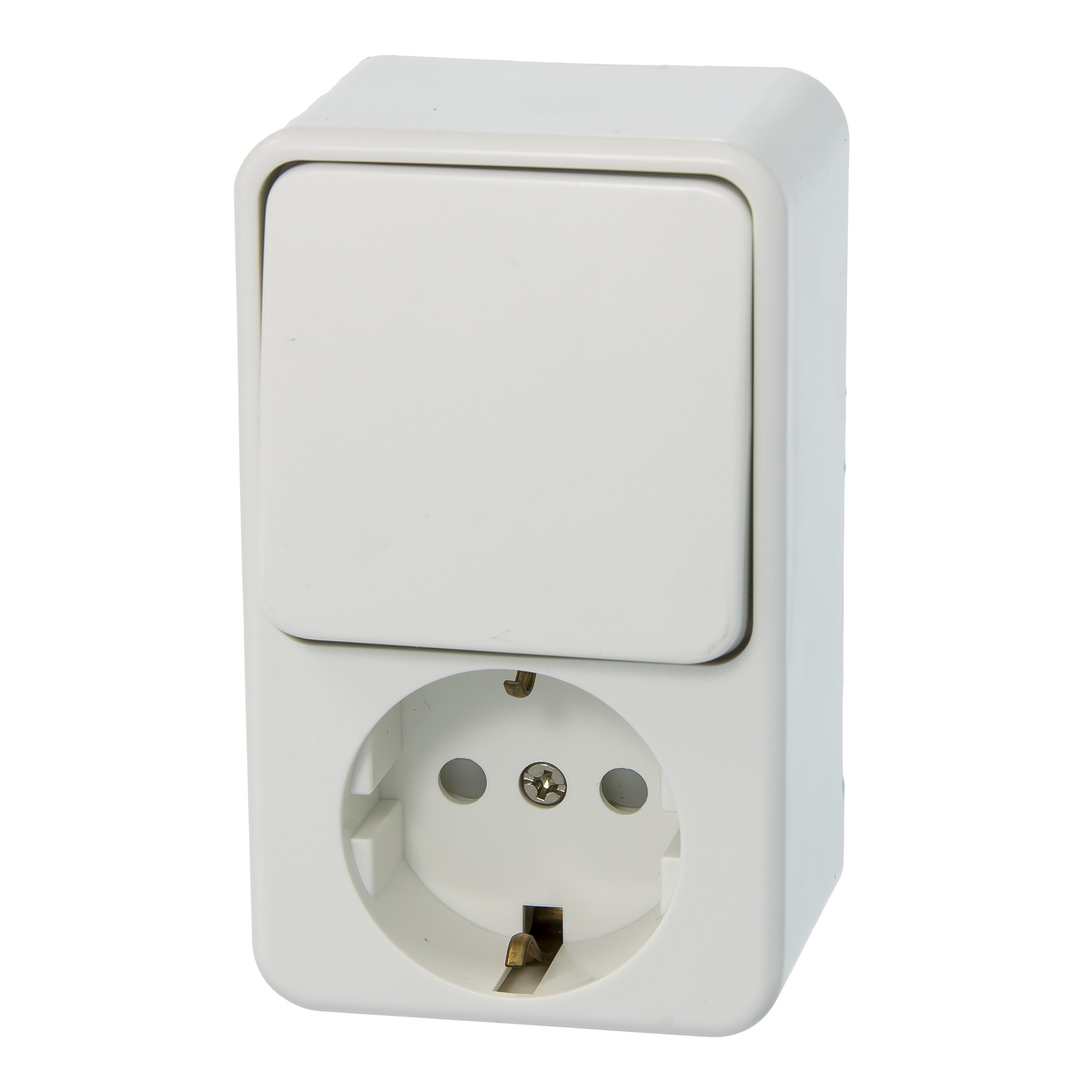 Gamma Andes Stopcontact Met Schakelaar Wit gamma kopen in de aanbieding