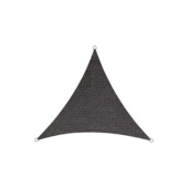 Handson schaduwdoek HDPE driehoek antraciet 360 x 360 cm