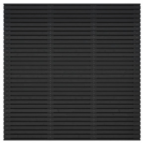 Schutting Andalusië grenen hout zwart 180 x 180 cm