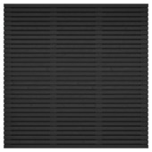 Schutting Andalusië grenen hout zwart 180 x 180 cm