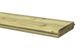Blokhutprofiel grenen hout geschaafd 180 x 2,8 x 14,5 cm