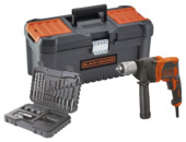 BLACK+DECKER klopboor BEH850KA32-QS in koffer + 32 dlg accessoires
