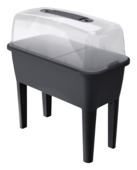 Prosperplast moestuinbak Respana antraciet kunststof 77 x 39 x 82 cm