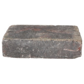 Trommelsteen Rood/Zwart 28x21x7 cm