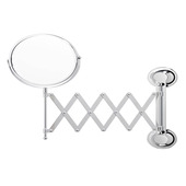 Everloc make-up spiegel rond 8 x 35 cm met lijst chroom