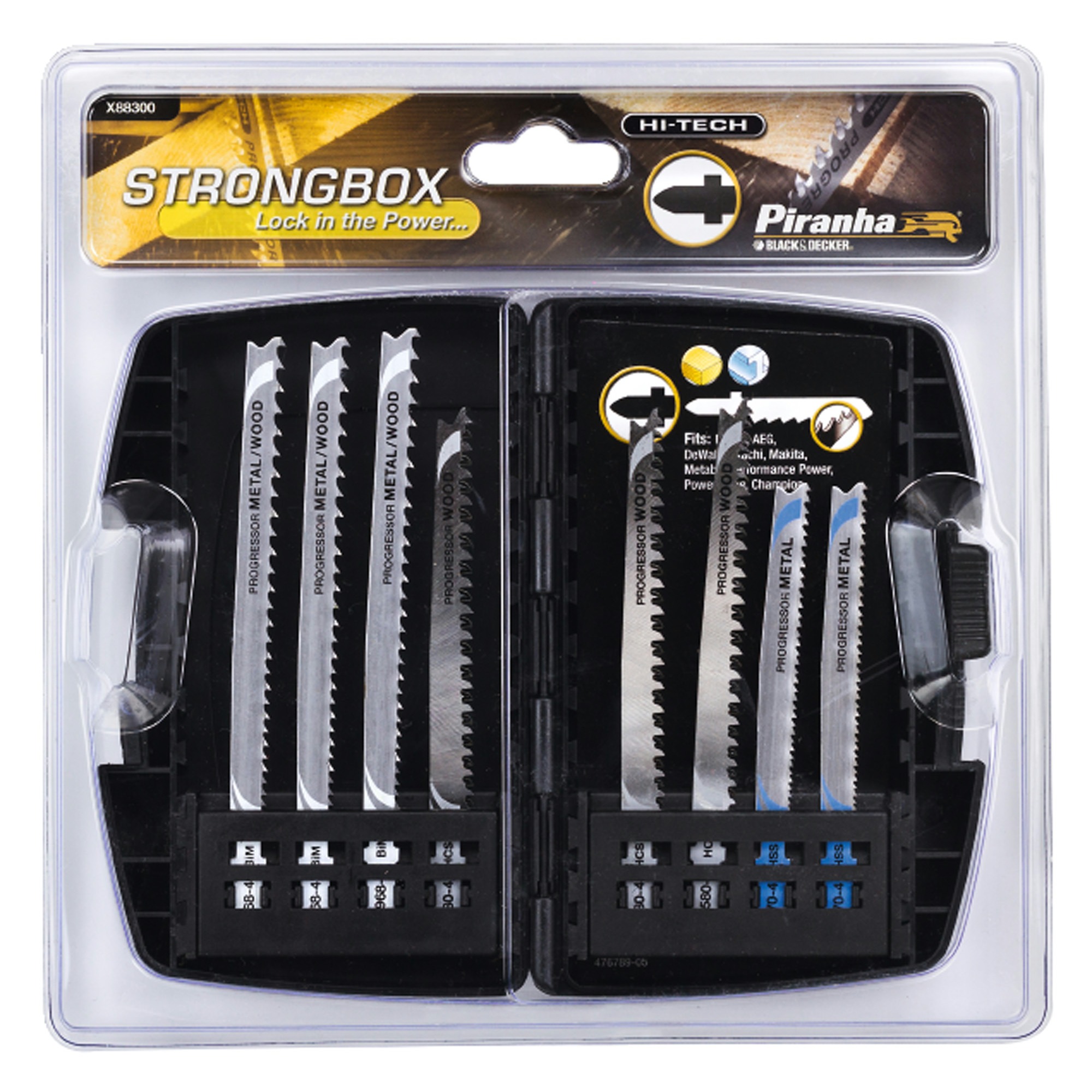 Piranha Hi Tech Decoupeerzaagbladenset T Schacht 8 Stuks X88300 Xj piranha kopen in de aanbieding