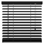 GAMMA aluminum jaloezie 50 mm mat zwart (kleurnr. 320) 60x180 cm (bxh)