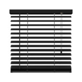 GAMMA aluminum jaloezie 50 mm mat zwart (kleurnr. 320) 160x180 cm (bxh)