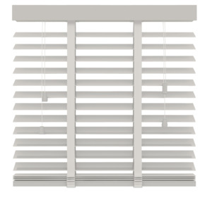 GAMMA houten jaloezie 50 mm wit (kleurnr. 944) 60x130 cm (bxh)