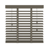 GAMMA houten jaloezie 50 mm taupe (kleurnr. 946) 120x220 cm (bxh)