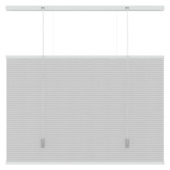 GAMMA dupli plisségordijn lichtdoorlatend wit (kleurnr. 6001) 60x180 cm (bxh)
