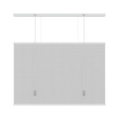 GAMMA dupli plisségordijn lichtdoorlatend wit (kleurnr. 6001) 200x180 cm (bxh)