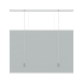 GAMMA dupli plissegordijn lichtdoorlatend lichtgrijs (kleurnr. 6006) 80x180 cm (bxh)