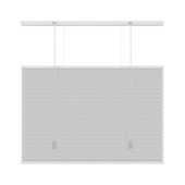 GAMMA enkel plisségordijn lichtdoorlatend wit (kleurnr. 6010) 120x220 cm (bxh)