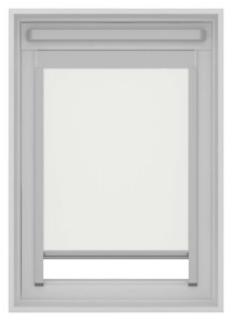 GAMMA dakraam rolgordijn verduisterend wit (kleurnr. 7000) t.b.v. VELUX® dakraam CK02