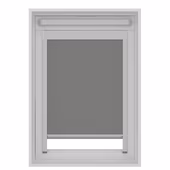 GAMMA dakraam rolgordijn verduisterend grijs (kleurnr. 7004) t.b.v. VELUX® dakraam MK06