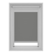 GAMMA dakraam rolgordijn verduisterend grijs (kleurnr. 7004) t.b.v. VELUX® dakraam MK06