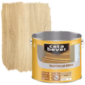 CetaBever Trappenlak transparant blank mat 2,5 L