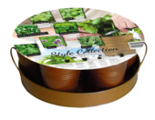 Kruidencollectie op dienblad