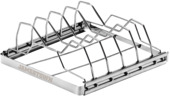 Barbecue rib rek houder roestvrijstaal 