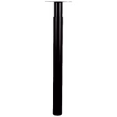 Duraline Tafelpoot Tess verstelbaar zwart 70-110 cm