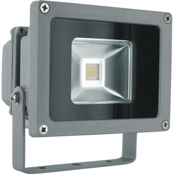 GAMMA breedstraler 10W LED zilver