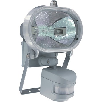 GAMMA breedstraler zilver met bewegingssensor 120W