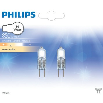 trog vrede reactie GAMMA | Philips steeklamp G6 50W 12V helder warm wit 2 stuks kopen? 