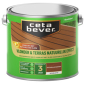 CetaBever beits Vlonder & Terras Natuurlijk Effect bankirai 2,5 liter