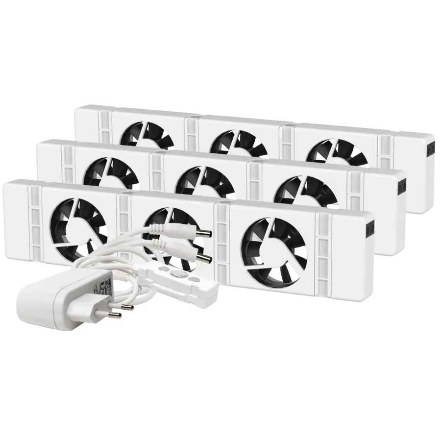 SpeedComfort radiator ventilator trio set