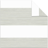 Kleurstaal GAMMA duo rolgordijn lichtdoorlatend wit/grijs gemêleerd (4408)